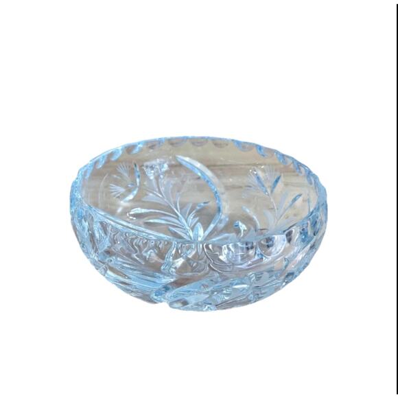 Antiq ABP American Brilliant Cut Glass Bowl Thistle Flower Starburst 1910 - Picture 14 of 14